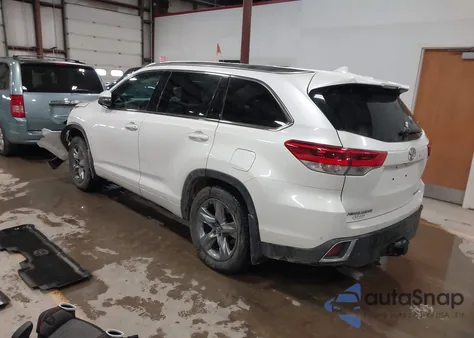 2018 Toyota Highlander Limited Platinum из США, поврежденный, VIN 5TDDZRFH2JS874888